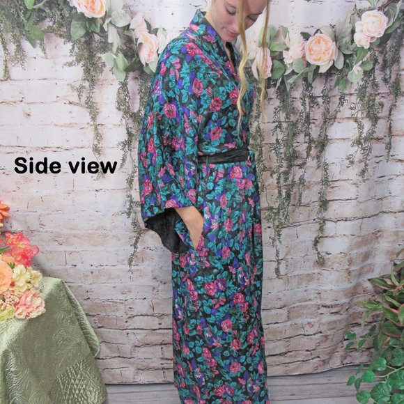Floral Women's Robe - Picture 9 of 12
